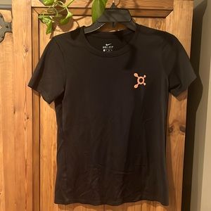 Nike Orangetheory Coach Short-sleeved too, womens XS. Black w/ Coach on back
